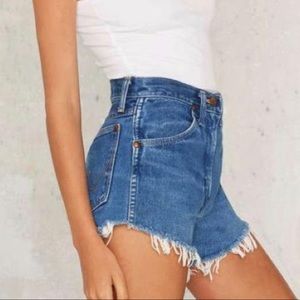 Wrangler Vintage high waist cutoff shorts 27/4